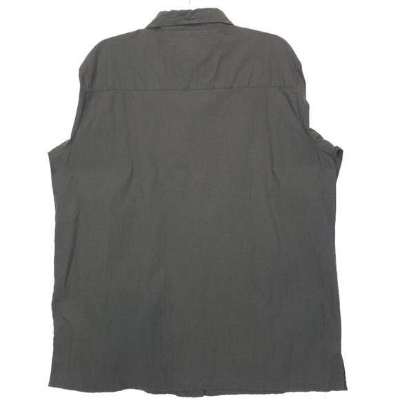 Bobbie Brooks Button Shirt Embroidered Floral Women XL Olive Western Cottagecore - Picture 2 of 14